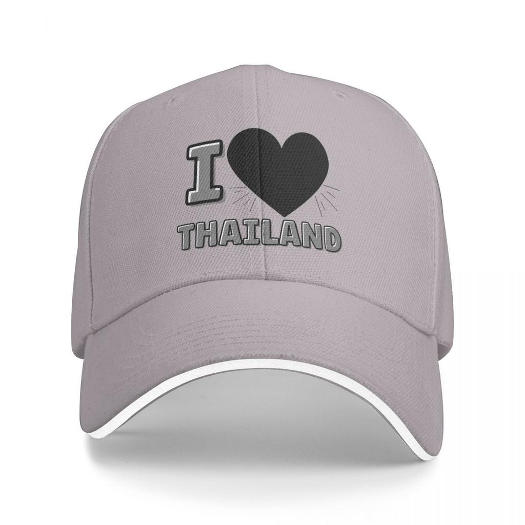 I Love Thailand Baseball Caps Snapback Baseball Hats Breathable Casual Casquette Outdoor Unisex