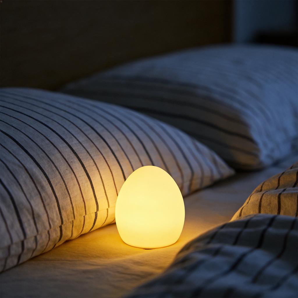 Kids Night Light, Baby Night Light, 7 Color Color Changing Modes & Stepless Dimming, Baby Room Night Light Rechargeable Egg Night Light,  Control