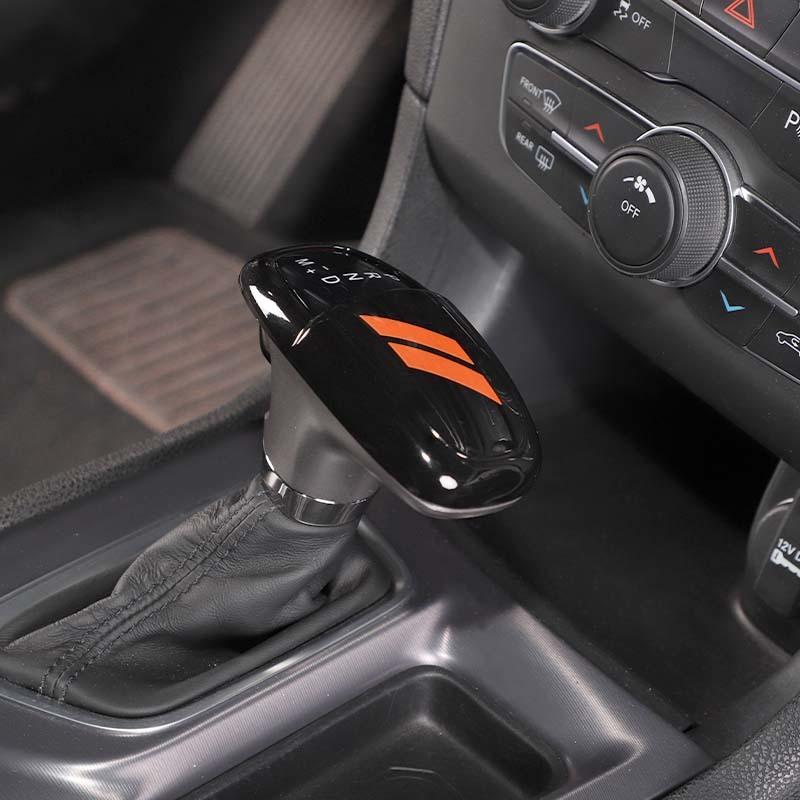 Car Gear Shift Panel Cover Gear Lever Protective Sticker For Dodge Charger For Dodge Challenger 2015 Up for Durango 2018 Up ABS Accessories