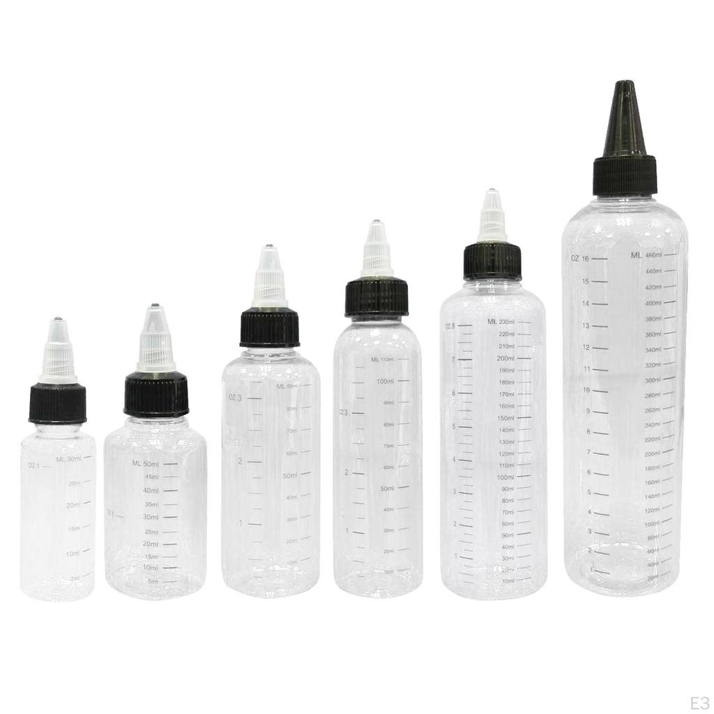 5 *30/60/100/120/250/500ml Bottle with Twist Used In Many Fields, Like Lab Experiment and Home Use