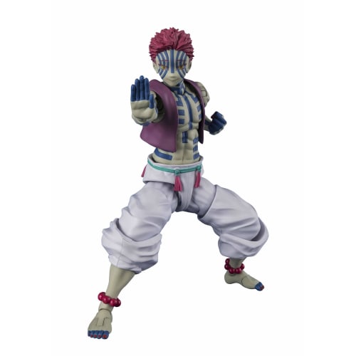 

TAMASHII NATIONS S.H.Figuarts Demon Slayer: Kimetsu no Yaiba Akaza, approximately 145mm, PVC & ABS painted action figure