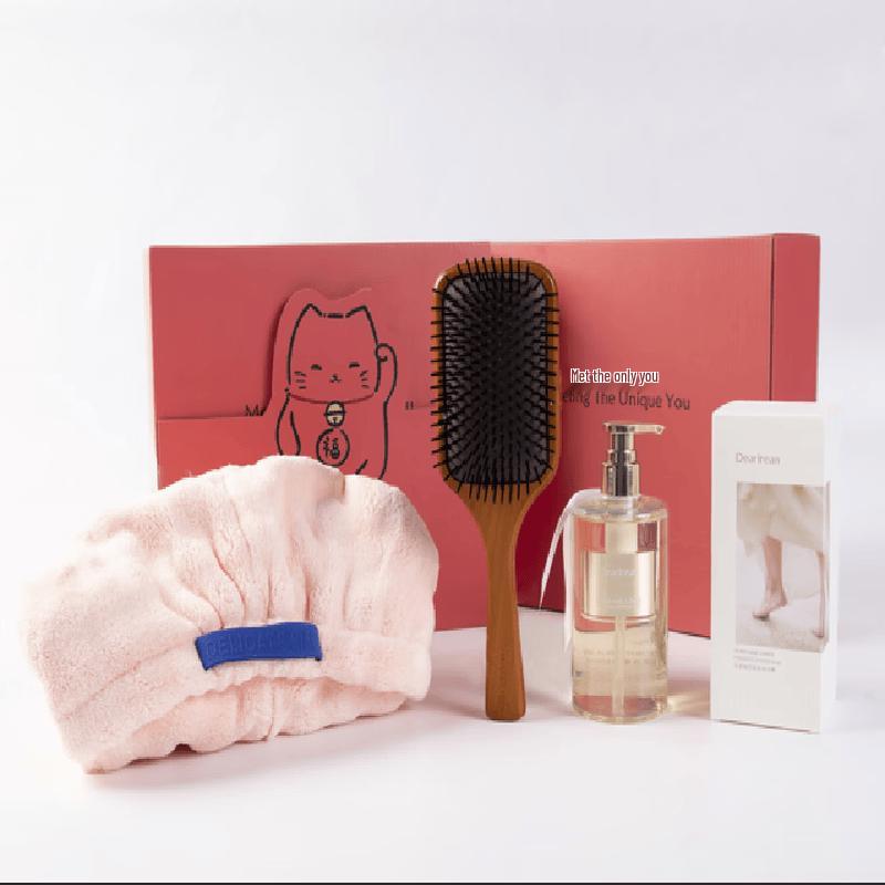 Beechwood Comb & Hair Care Gift Set