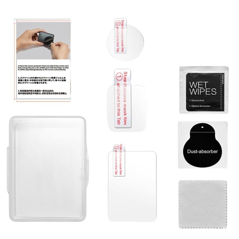 High Transparency Tempered Glass Screen Protector Anti Scratch Anti Fingerprint Clear Visuals Suitable For Action Camera