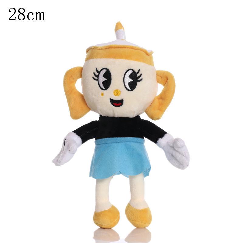 Cuphead Plush Doll Mugman Toy Adventure Game The Chalice Devil Legendary King Dice Cala Maria Stuffed Pillow Fans Birthday Gift