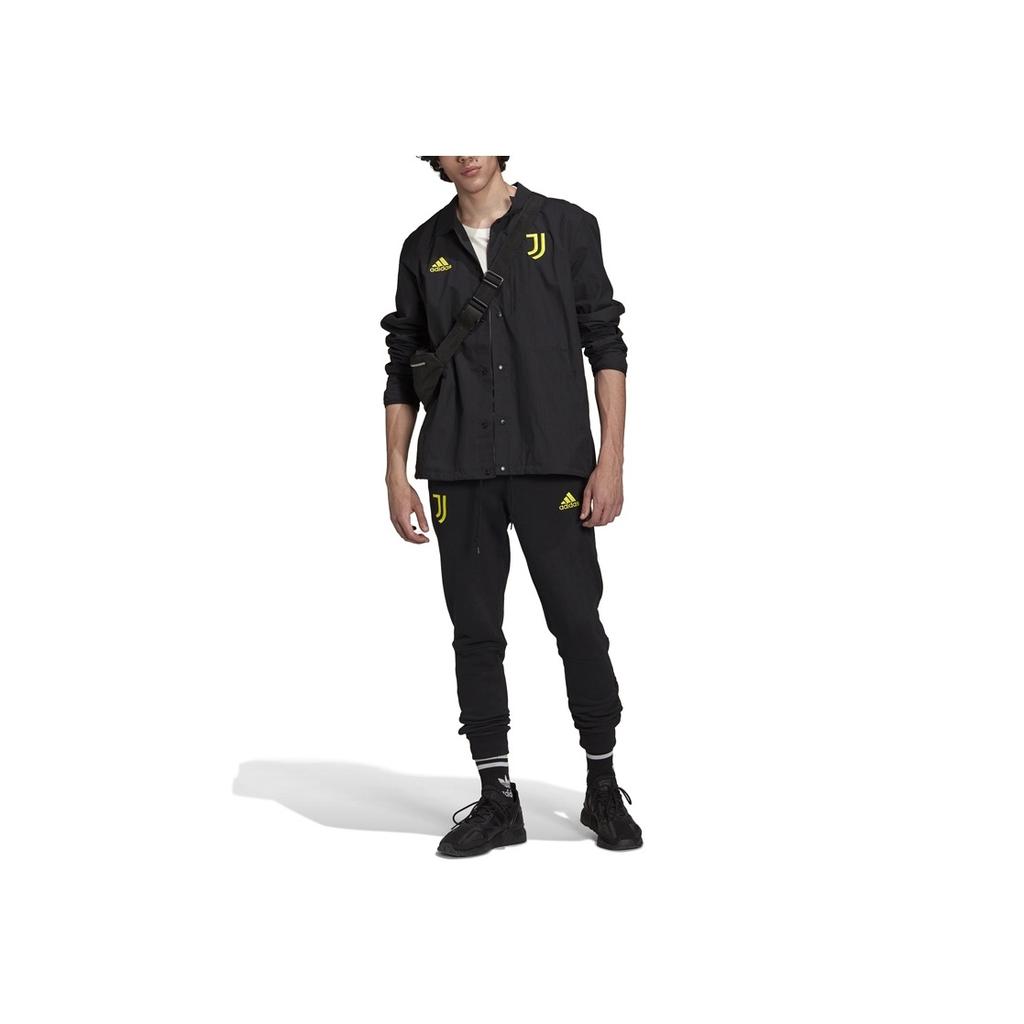 Adidas Juventus Football Training Track Jacket With Fold-Down Collar Men Outerwear Black GR2909