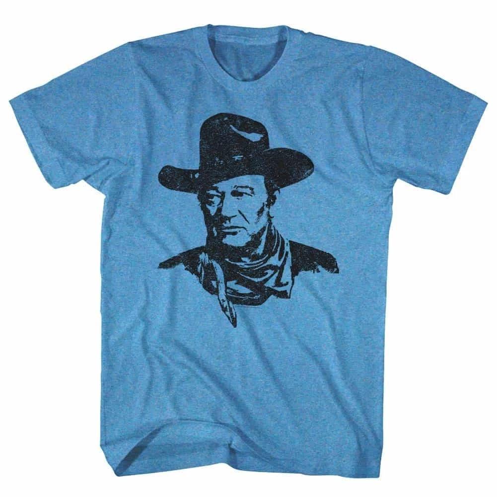 John Wayne Cowboy Portrait Men s T Shirt M