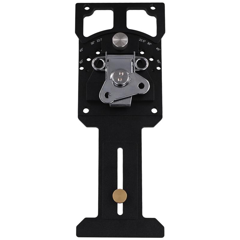 A03F-60° To 60° Adjustable Angle Track Saw Square Guide With Quick Positive Stop And 90 Degree Right Angle Rail