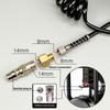 Schlauchaufroller Luftkompressor Schlauch Aufroller mit 1/4 Zoll Schnellkupplungen Steckern Fittings Effiziente Nutzung unter verschiedenen Bedingungen