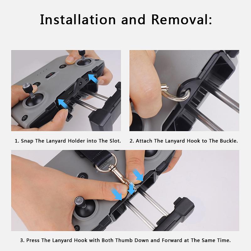 Universal Lanyard For DJI RC/RC 2 Neck Strap For DJI Neo/Air 3S/Air 3/Mini 4 Pro/Mini 3 Pro Remote Controller Drone Accessories