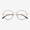 Seutailwokeu Matte Brown & Rose Gold Metal Style11 M Mbr/Rg 53Mm Stylework Eyeglass Frames