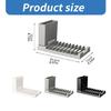 Versatile Use Dish Drying Storage Rack Kitchen Supplies with Protective Skid Feet Large Capacity for Most Kitchens