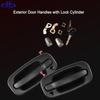 Front Exterior Door Handle With Locks Compatible With 1999-2006 Chevy Silverado 1500 2500 3500 Classic Suburban Tahoe Avalanche GMC Sierra Yukon XL
