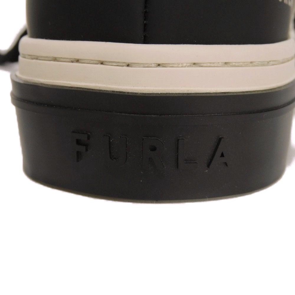 Used Joy Women's Lace-up Shoes (YF42FJO, 36), Rubberized Smooth Calfskin Low-Cut, 7-Eye, 9.1" with Arch Logo, Black
