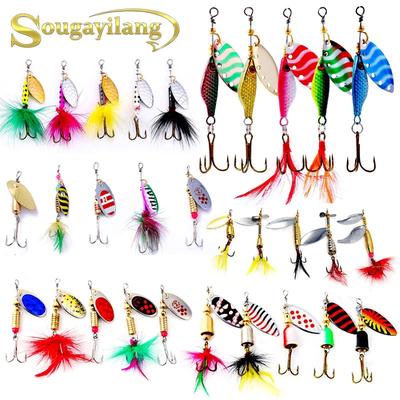 Künstliche Metall Löffel Angeln Köder 30Pcs Spinner Metall Angeln Köder Löffel Angeln Haken Köder