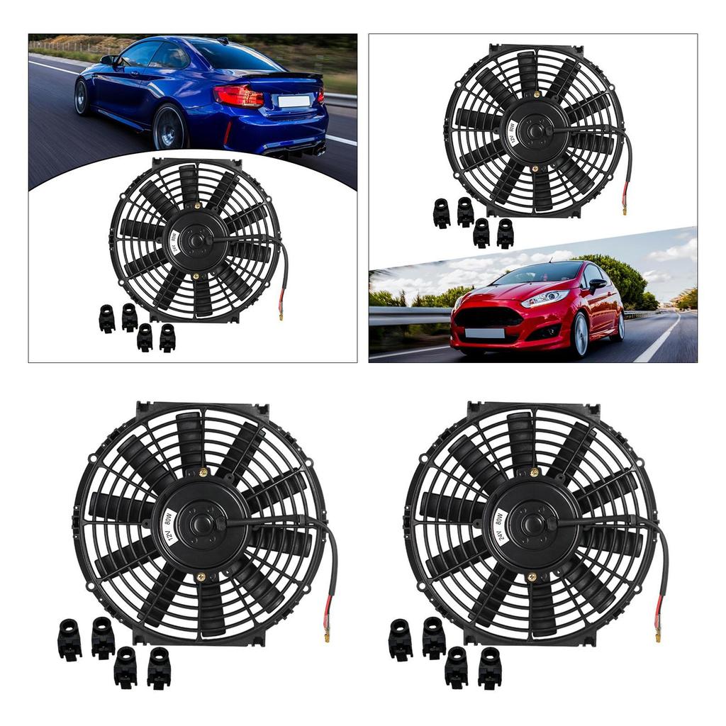 Generic Car Radiator Cooling Fan Cooler Fan Replaces Assembly High Performance Electric Fan Engines Cooling for Repairing