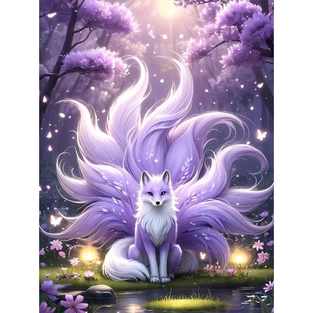 Fantasy Tier Fuchs Diamantmalerei Stickerei 5D DIY Neuankömmling Strassstein Bild Mosaik Kreuzstichsets Handgemacht Kindergeschenk