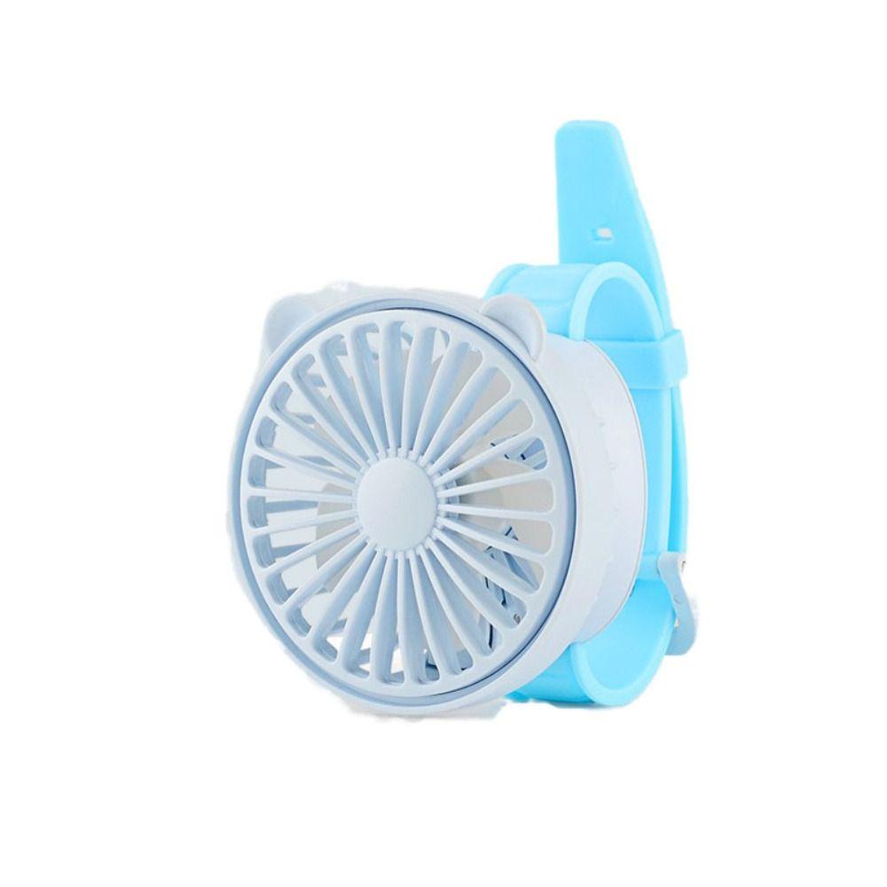 

Portable Wristband Fan Rechargeable Bracelet Fan Creative Wrist Electric Fan Student синий