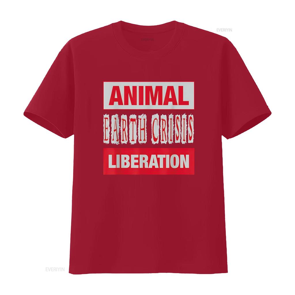 Animal Earth Crisis Liberation Rights T Shirt vintage Washed Comfortable Stylish Top For Everyday Wear Slightly fashion Casual