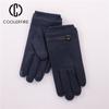 Luvas masculinas de inverno, camurça, tela sensível ao toque, moda, luvas protetoras, quentes, para dirigir ao ar livre, luvas de lazer, luvas de pelúcia ao ar livre ST2206