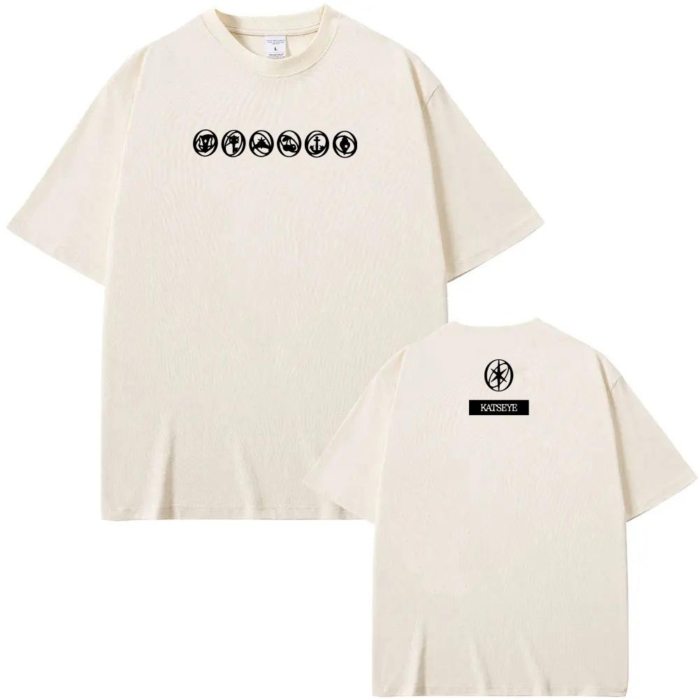 Korean Girl Group KATSEYE T-Shirt Ropa Mujer Fashion Tshirt O-neck High Quality Ropa Mujer Tees Singer's Same Style Retro Tops
