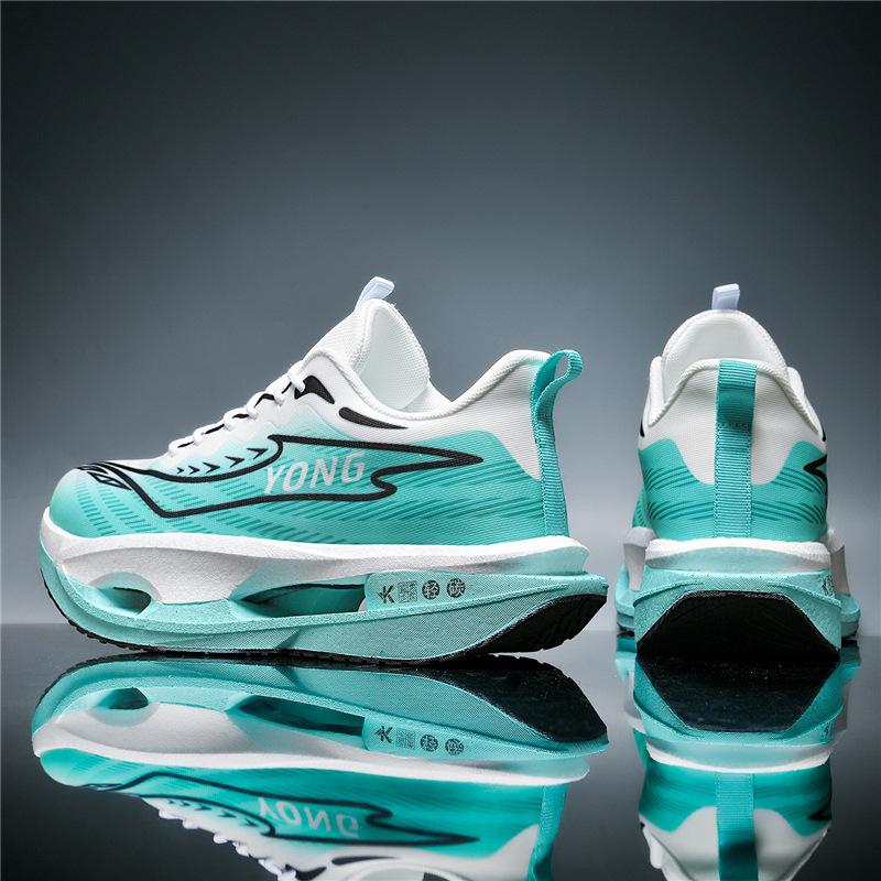 2025 Running Shoes Men's Year of the Snake Summer Mesh Sneakers Sports Biological Test Running Shoes Ultra Light Older Children 9PRO Carbon Board