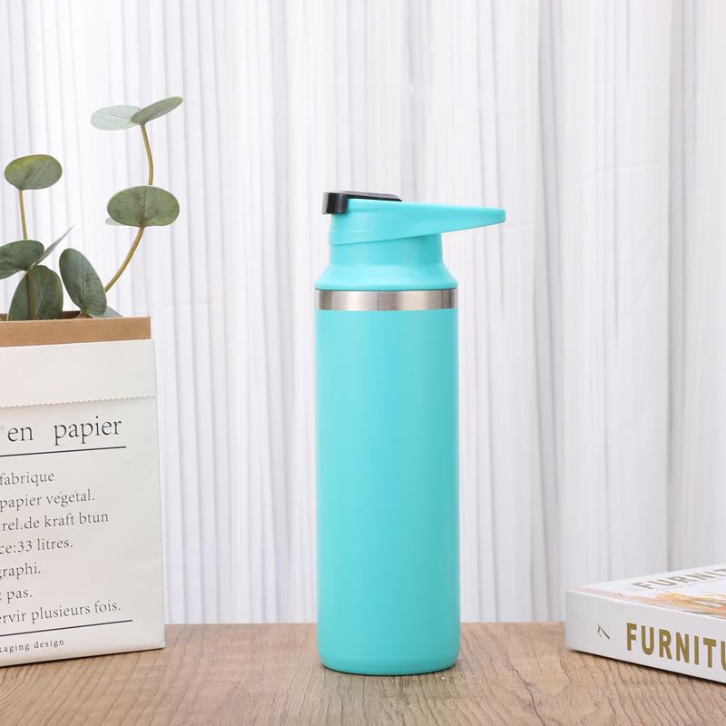 Stainless Steel Insulated Water Cup Simple Outdoor Large Capacity 500ml Fashionable Thermal Flask Vacuum Bottle