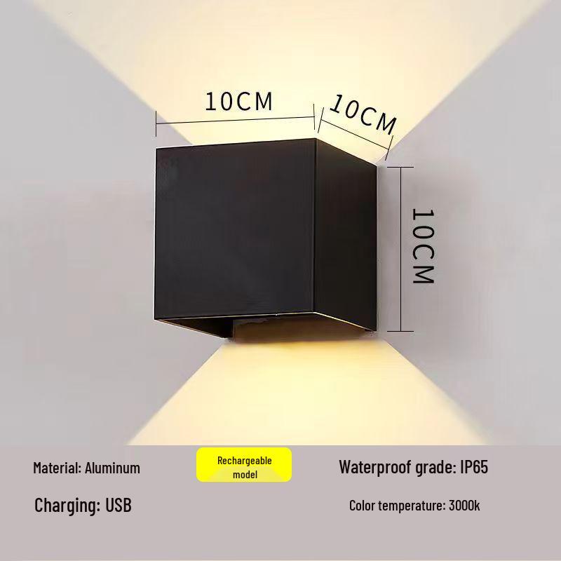 USB Rechargeable Magnetic LED Wall Light with Motion Sensor - No Wiring or Drilling Needed