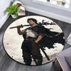 Yami Sukehiro pattern round rug,Carpet Rug for Living Room Bedroom Playroom ,Non-slip Floor Mat,Holiday Gifts and Birthday Gifts.