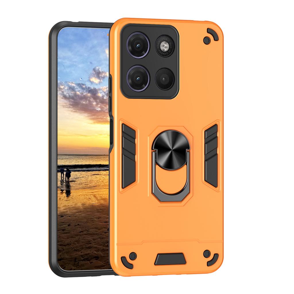 Applicable To MOTO edge70Fusion Mobile Phone Case 360 Warrior Motorola edge60Pro Bracket G86 Set