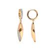 Luxenter Earrings In Zirconia with 18k Yellow Gold Finish - Iskio