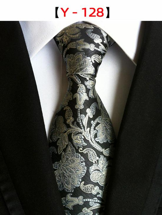 

8cm Polyester Striped Plaid Paisley Men s Suit Tie for Business Commute