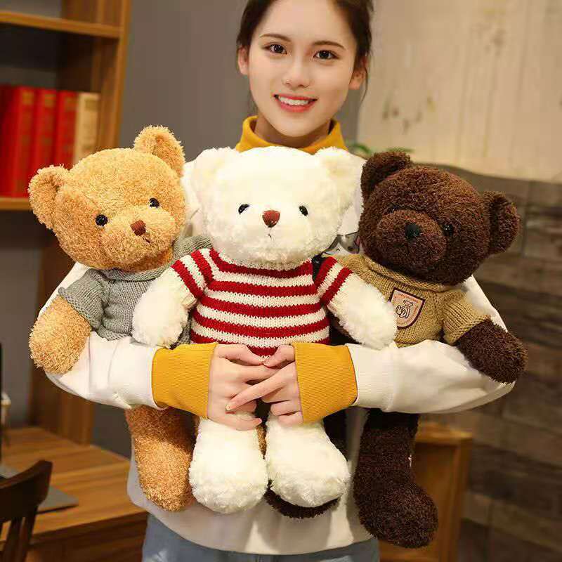 Teddy Bear Doll Plush Toy Children's Pillow Rag Doll Night Market Gift Gifts Gifts Floor Stand