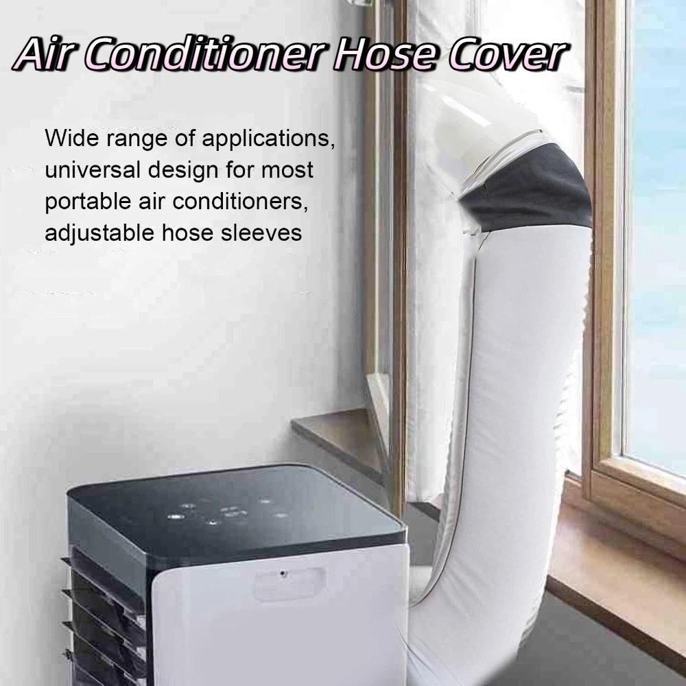 Dust Proof AC Hose Insulation Sleeve Adjustable Pipe Wrap Sleeve Cooling Heating System