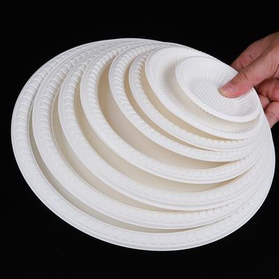 Disposable Plastic Circular Plates, Vegetable Plates, Barbecue Fruit Plates, Cake Plates