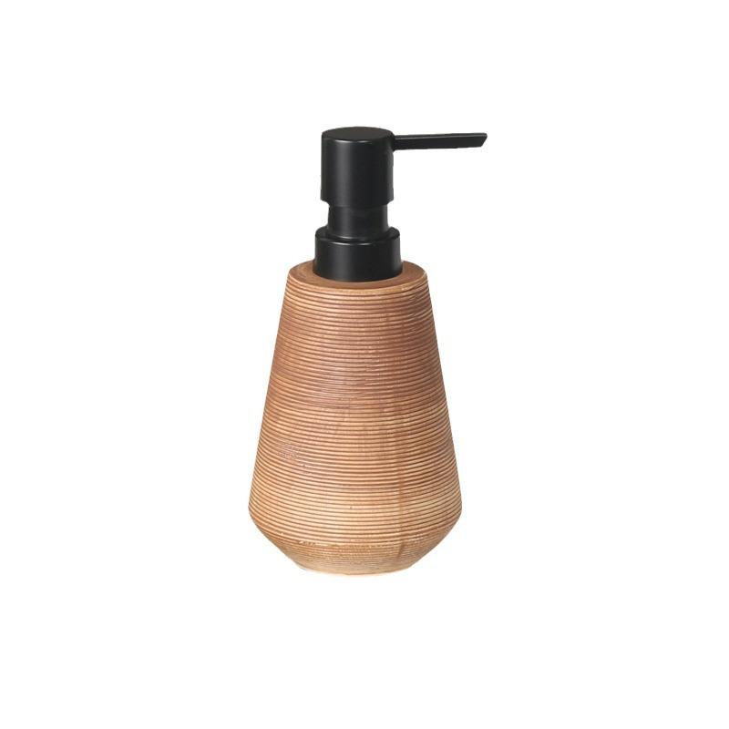 Nordic Ceramic Soap Dispenser Minimalist Hand Wash Pump Bottle for Hotel Bathroom