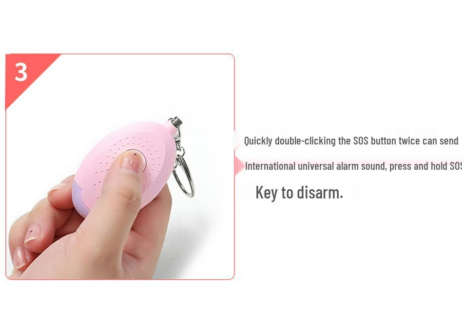 Personal Anti-Wolf Alarm - Security Device for Personal Safety and Anti-Robbery Protection