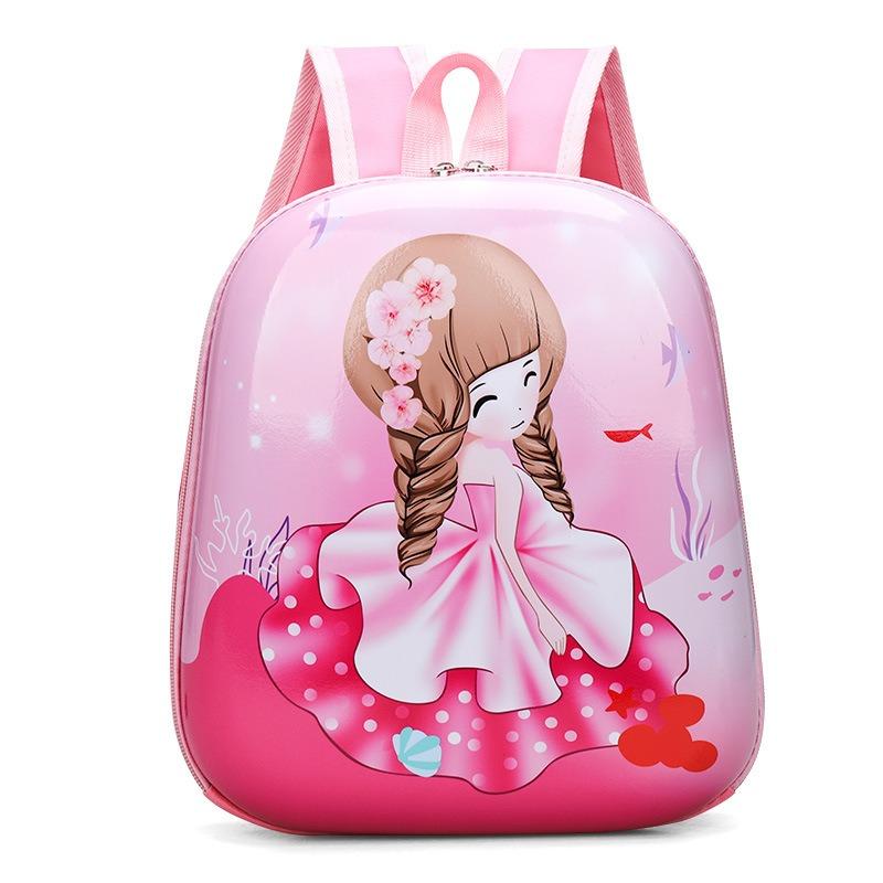 New Cute 3D Cartoon Primary School Students Schoolbags EVA Hard Shell Kindergarten Backpack for Boys and Girls Grades 1-3 Lightweight Portable Satchel