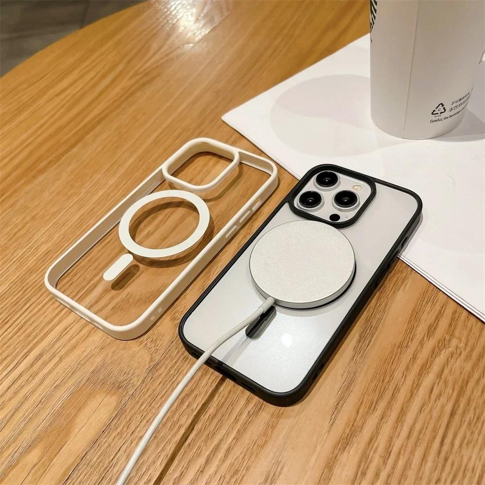 Neu Für iPhone 17 16E 16 15 14 Plus 13 17 Pro Max 17 AIR 13MINI Luxus Magsafe Magnetische kabellose Ladehülle