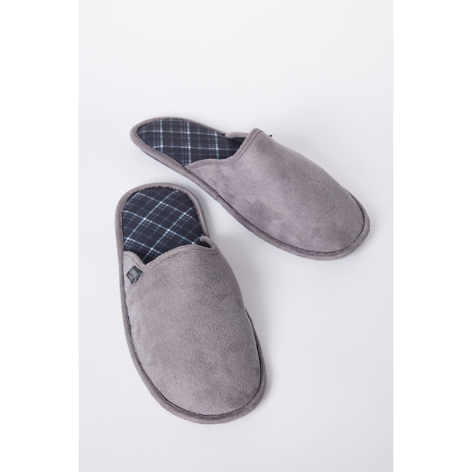 

Men s Twigy House Slippers Anthracite-grey Soft Sole Groom s Dowry Pack 41-42
