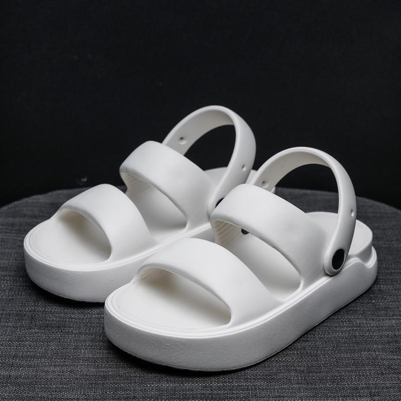 Fashion Summer Women Sandals Couple Home Slippers Non Slip Breathability Thick Sole Home Womens Shoes Outdoor Soft Sole Sandals