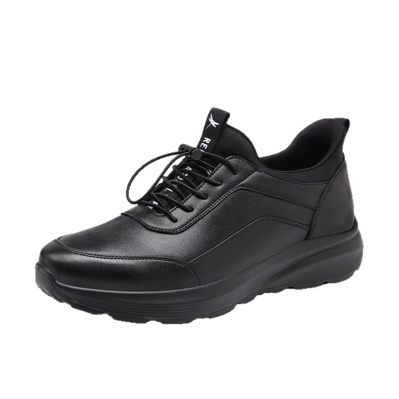 Red Dragonfly Men's Genuine Leather Anti-Slip Waterproof Casual Shoes
