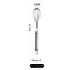 304 Stainless Steel Egg Beater for Baking, Whipping Egg Whites, and Mixing Cream