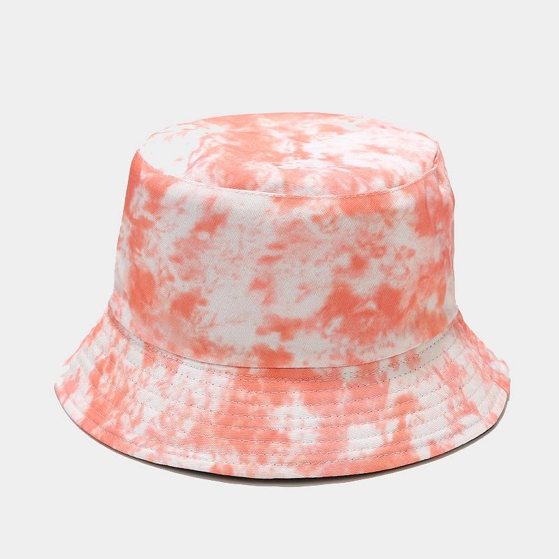 3D Printed Pattern Fisherman Hat Tie Dye Double-sided Basin Hat for Men Women Summer Outdoor Sun Protection Sunshade Hat