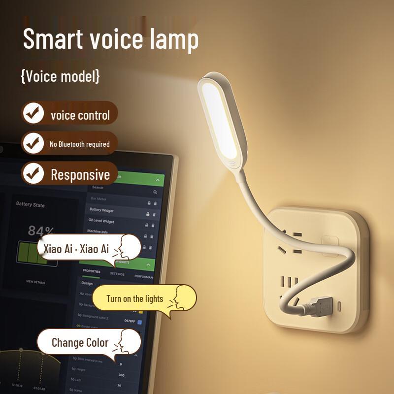 oeny AI Voice Smart Desk Lamp and Night Light