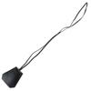 Excellent HERMES Necklace Margiela period leather clochette black leather Women Used