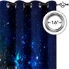 Galaxy Universe Curtains Cosmic Starry Sky Theme Window Curtain Living Room Space Exploration Darkening Drapes Made Of Polyester Decor