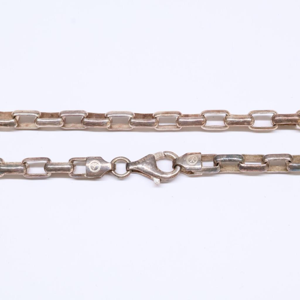 SV925 925 Venetian Chain Necklace SilverUsed