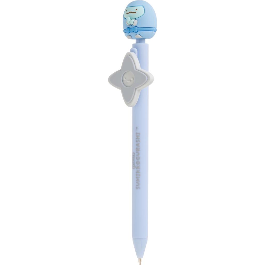 PR16605 Sumikkogurashi Ballpoint Pen with Mascot Tokage "Ninja" - (Lizard)