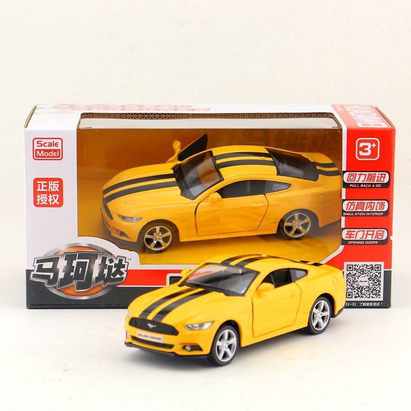 Alloy Ford Mustang Model For Kids With Inertial Control And Open Window Design For Collectors