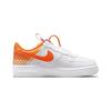 Nike Air Force 1 Toggle Leather Casual Non-Slip Durable Low-Top Kids Sneakers Kids Sneakers White Orange DR8410-181
